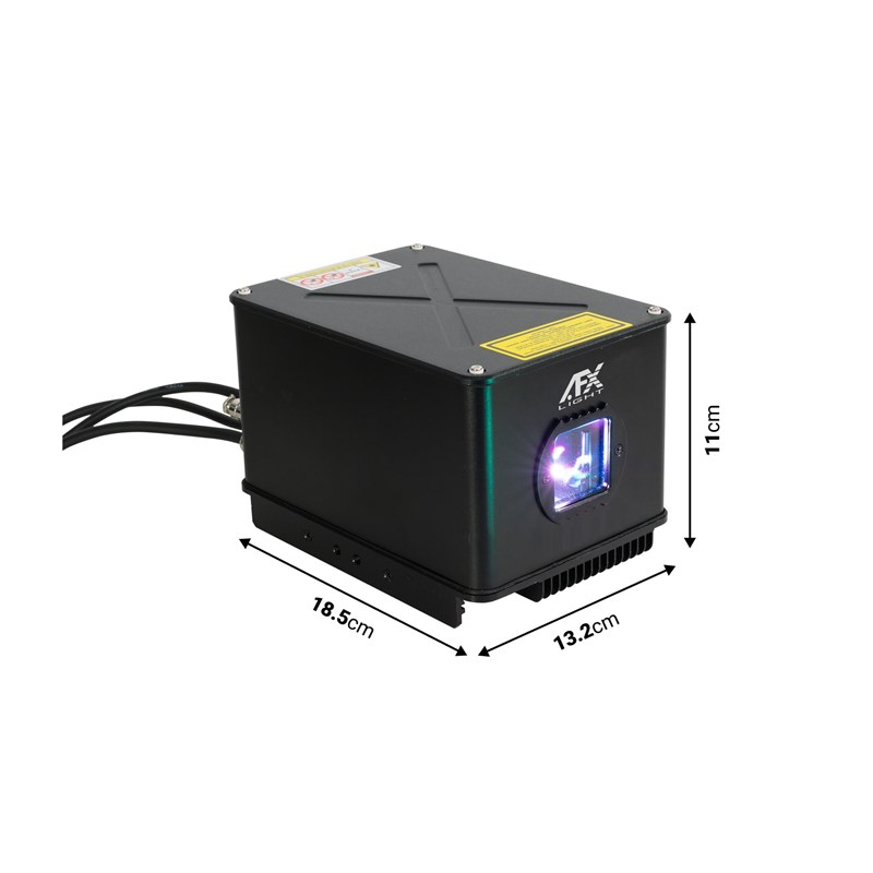 Laser RGB 3000mW IP65 - DMX/ILDA + Flightcase