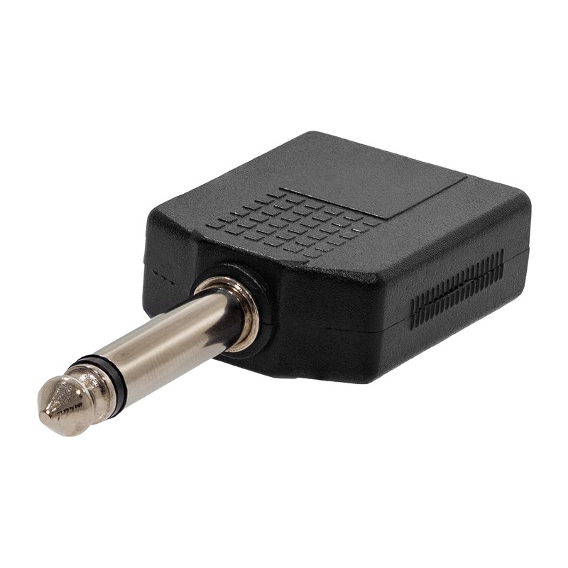 Adaptateur Jack 6,35 mm femelle/mono - 1 mâle - 1,5 m audio