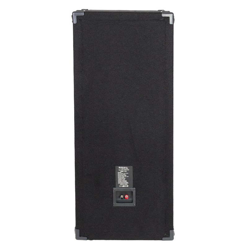 Enceinte sono passive 600W RMS double boomer 38 cm - arrière