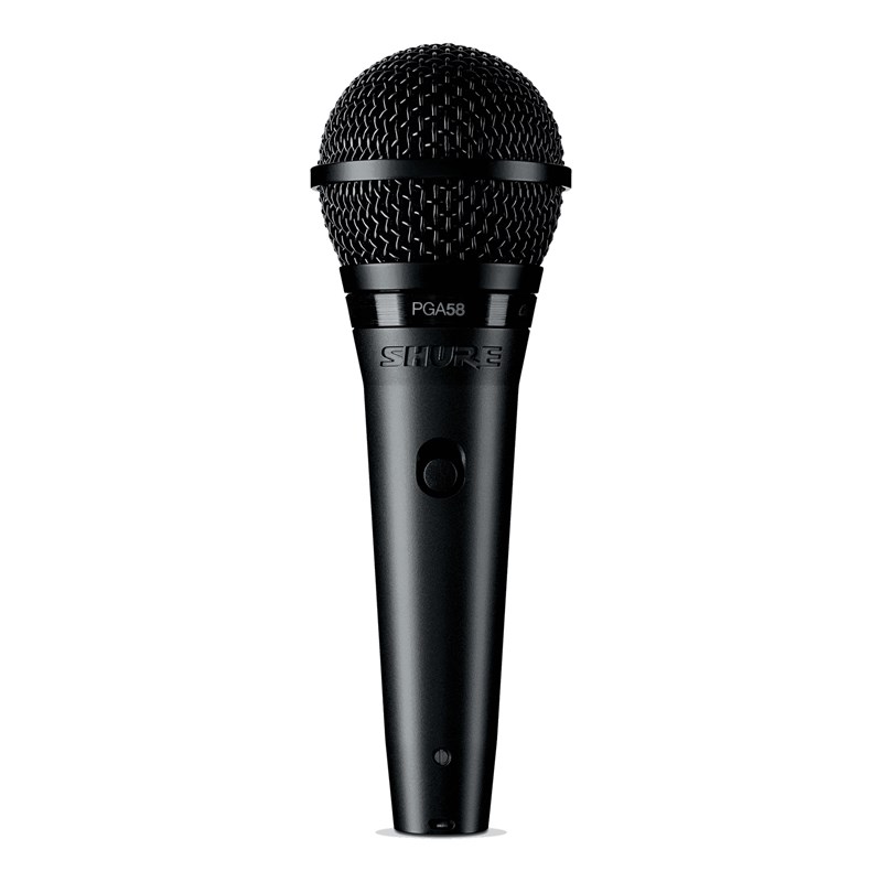 Micro dynamique voix cardio - câble XLR-XLR & pince - PGA58-XLR - Shure