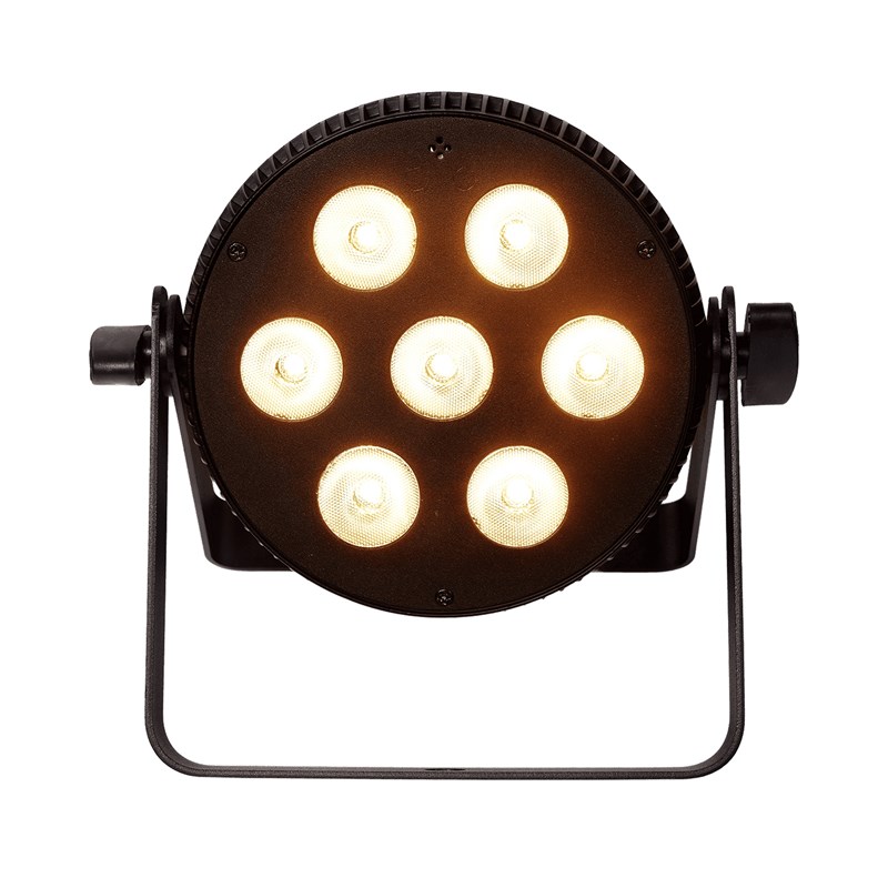 Projecteur PAR LED - 7x10W 6-en-1 RGBWAU dmx