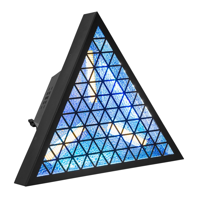 Effet LED triangulaire - 3x60W ambre + 24 RGB - Amber-T