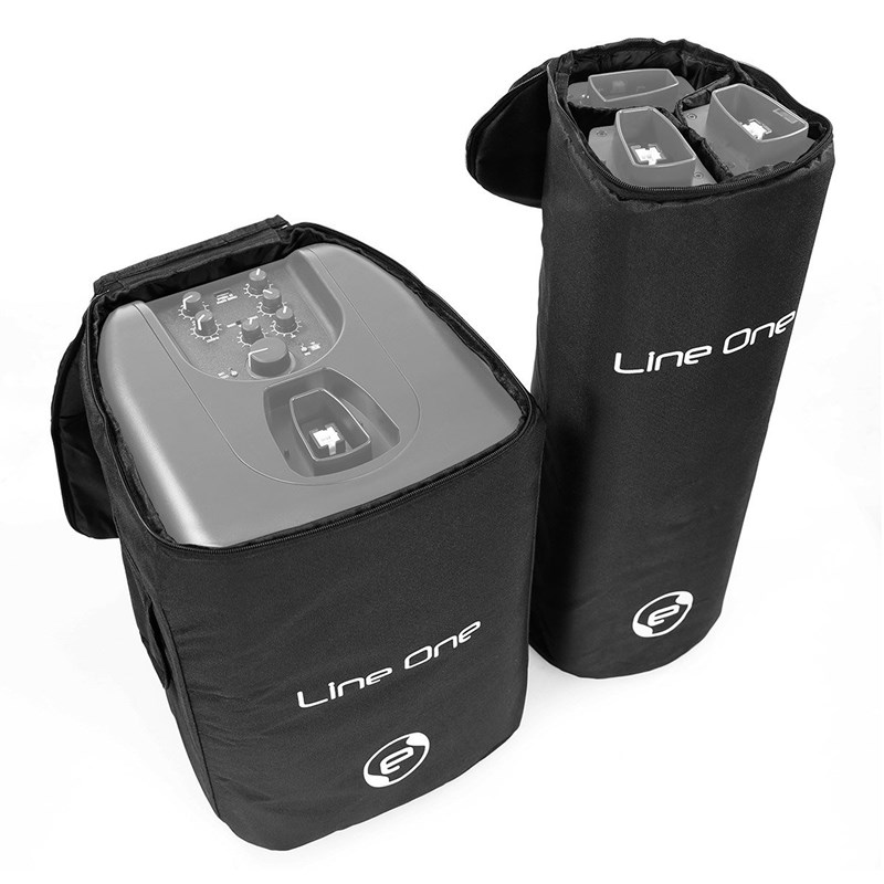 Housses de transport système colonne - Noir - Elokance - Line One Cover Pack ouvert