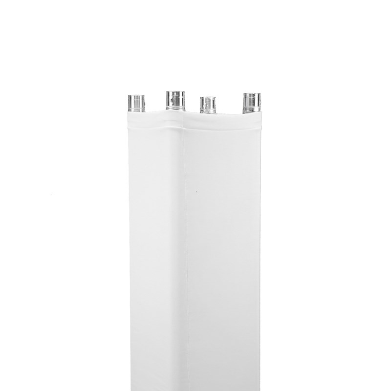 Lycra blanc pour structure carrée ou totem DJ