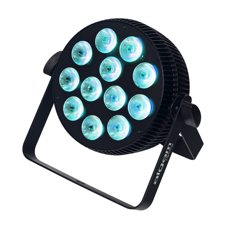 Projecteur LED plat 12x10W RGBW - IR - DMX - lyre - DMX