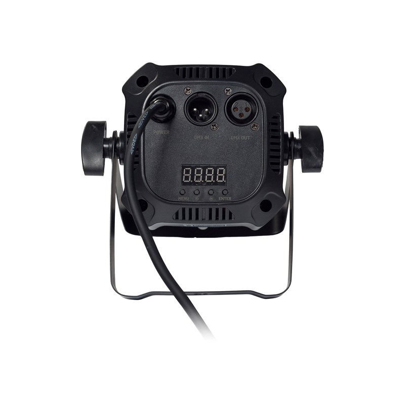 Projecteur PAR COB LED WASH 30W RGB Compact - Algam Lighting LAL MINIPARCOB30-RGB dmx connectique