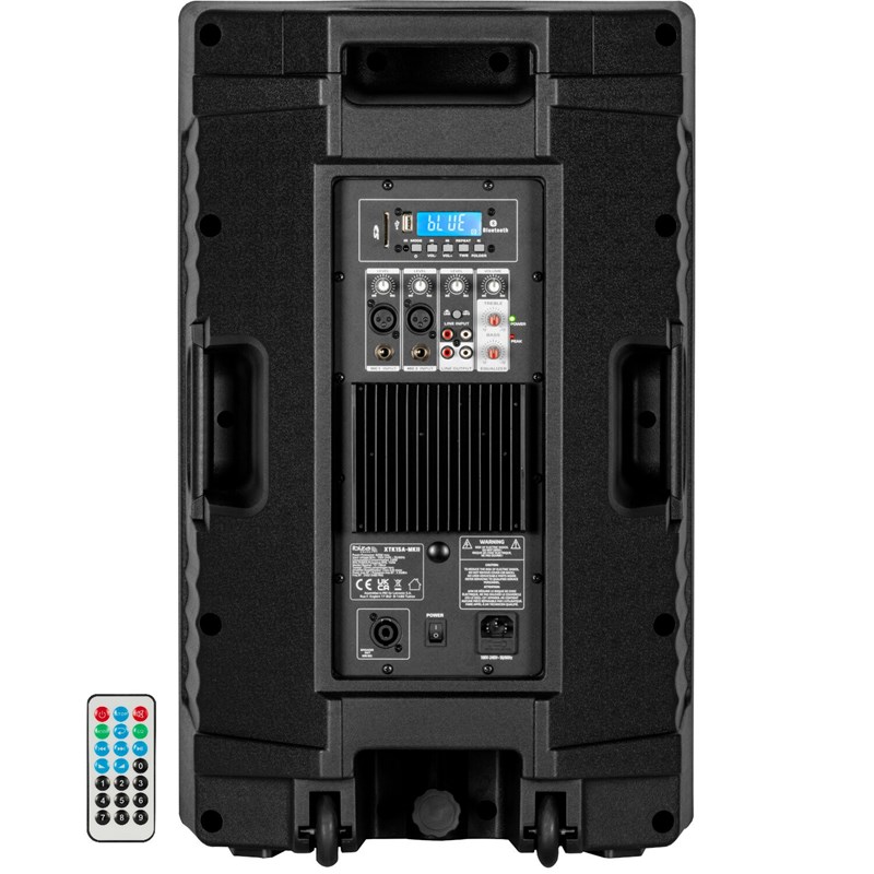 Pack Enceinte Active Bluetooth 600W - 2 micros sans fil - Support tablette