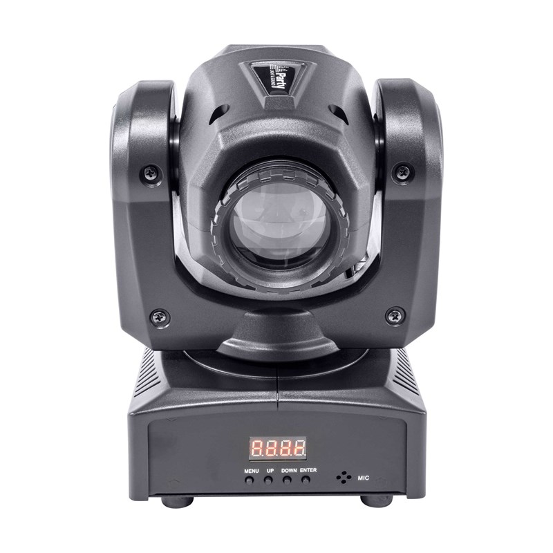 Lyre LED blanche 10W - 7 gobos, 7 couleurs, DMX projecteur