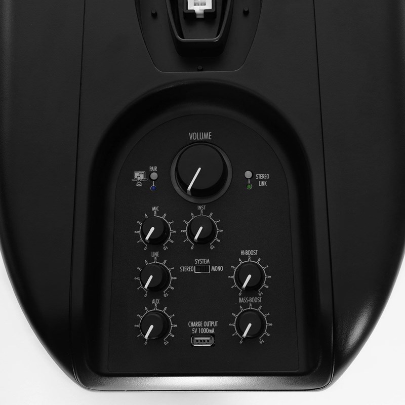 Système sono colonne portable 800W - Bluetooth & mixeur - Elokance - Line One interface