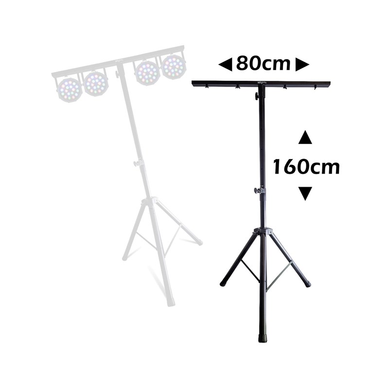 Pack pied lumière - 4 PAR RGB DMX