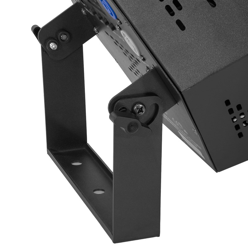 Effet LED vintage octogonal - 3x60W ambre + RGB - Mac Mah - Amber-O lyre d'accroche