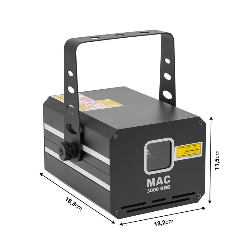 Laser RGB multicolore Class 4 - 200 programmes DMX lumineuse