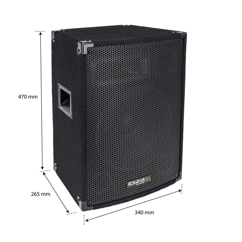 Enceinte Passive 3 voies - 10"/25cm graves
