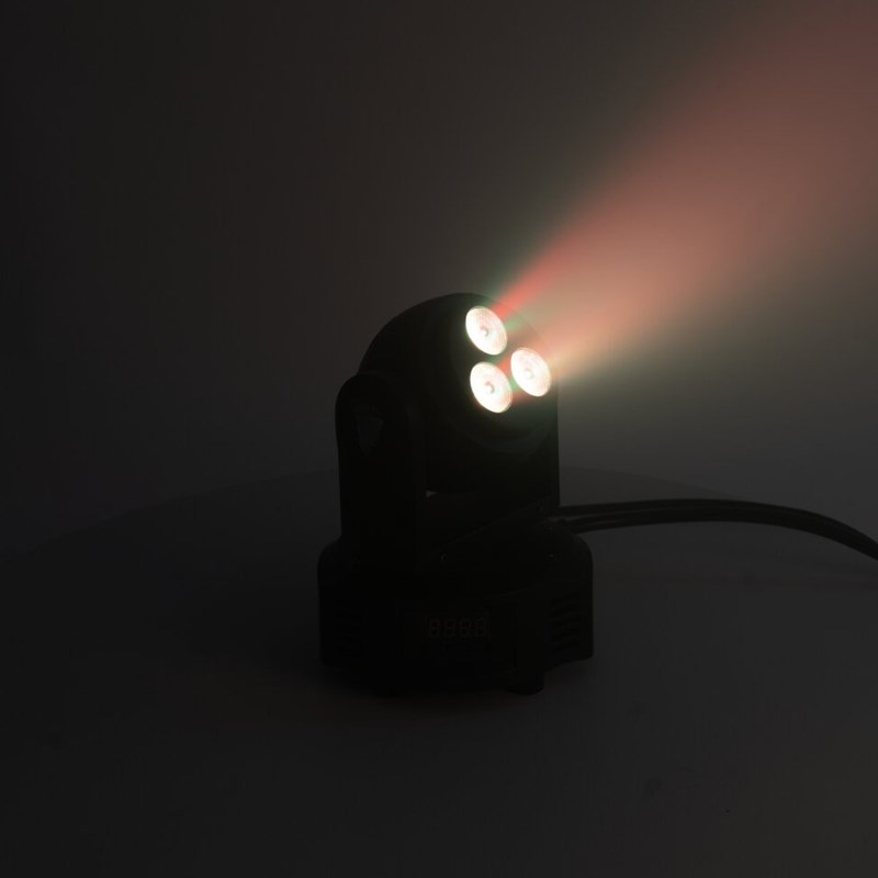 Double lyre Ibiza light MH-BEAM-WASH DMX - red