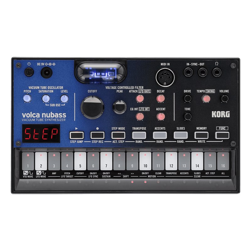 Synthé basse analogique compact - lampe Nutube intégrée - VOLCA-NUBASS interface