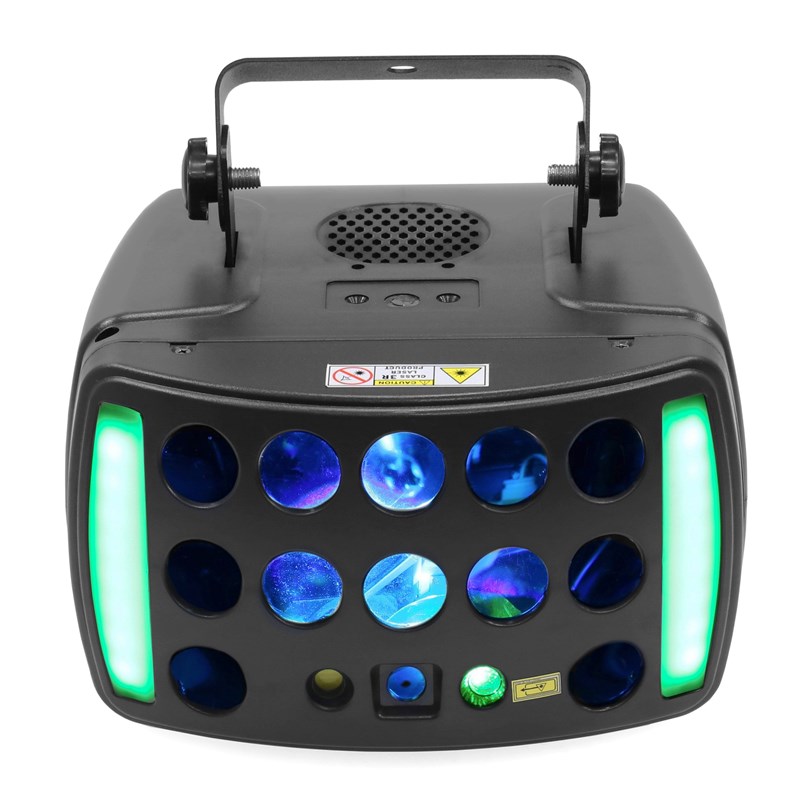 Effet lumineux LED 4-en-1 - Faisceaux, Strobe, LZR - DMX BoomTone DJ - Starlight-LZR lyre