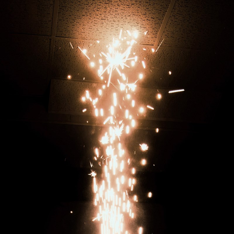 Machine à étincelles froides 500W - Télécommande