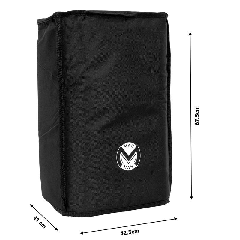 Housse transport enceinte 12" - 10 mm rembourrage - Mac Mah - AS 112 Cover dimensions