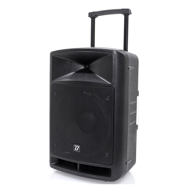 Système de son portable 12" - 600W - 2 micros VHF & TWS - BoomTone DJ - TravelSound12-VHF