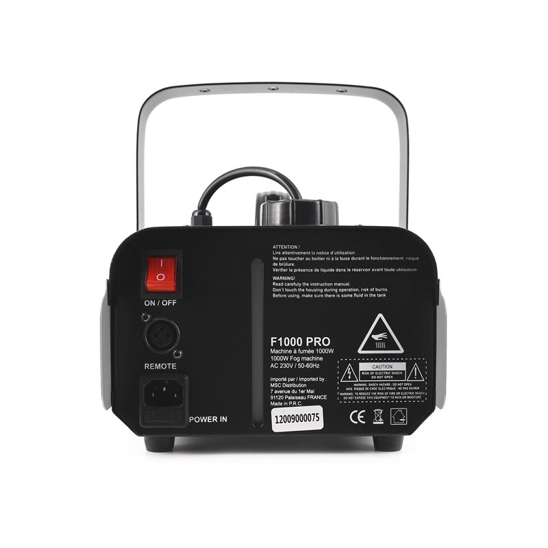 Pack Machine à fumée 1000W - Liquide haute densité 5L