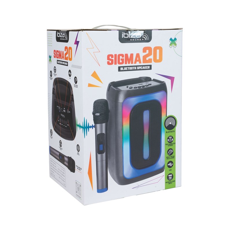 Enceinte portable Bluetooth 1 x 4" avec micro - boite