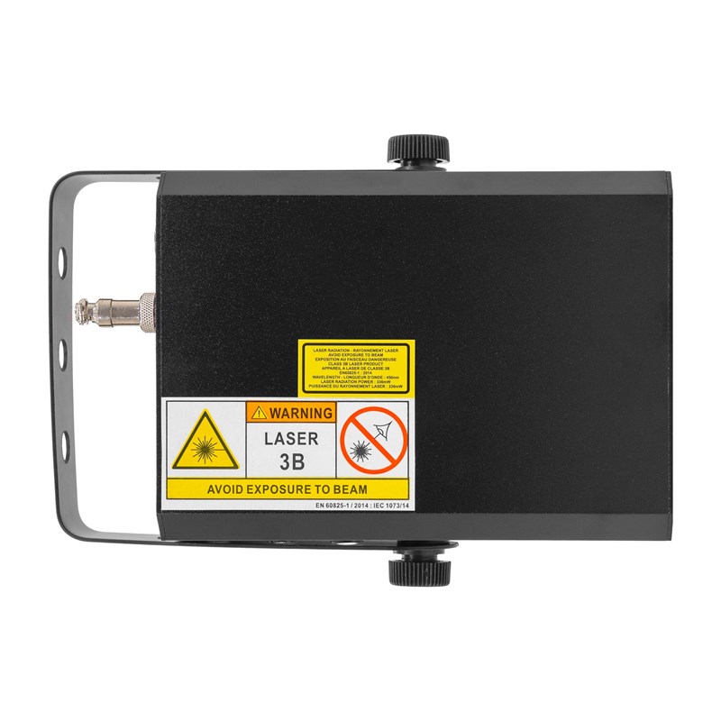 Laser bleu 500mW - DMX 10 canaux - Effets auto professionnel