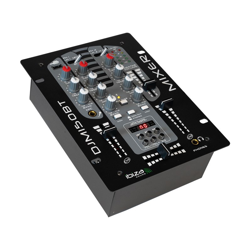 Pack Ampli SONO IBIZA SOUND AMP600-MKII 2x480W - 960W TOTAL + Table de Mixage DJM150USB-BT USB - Son