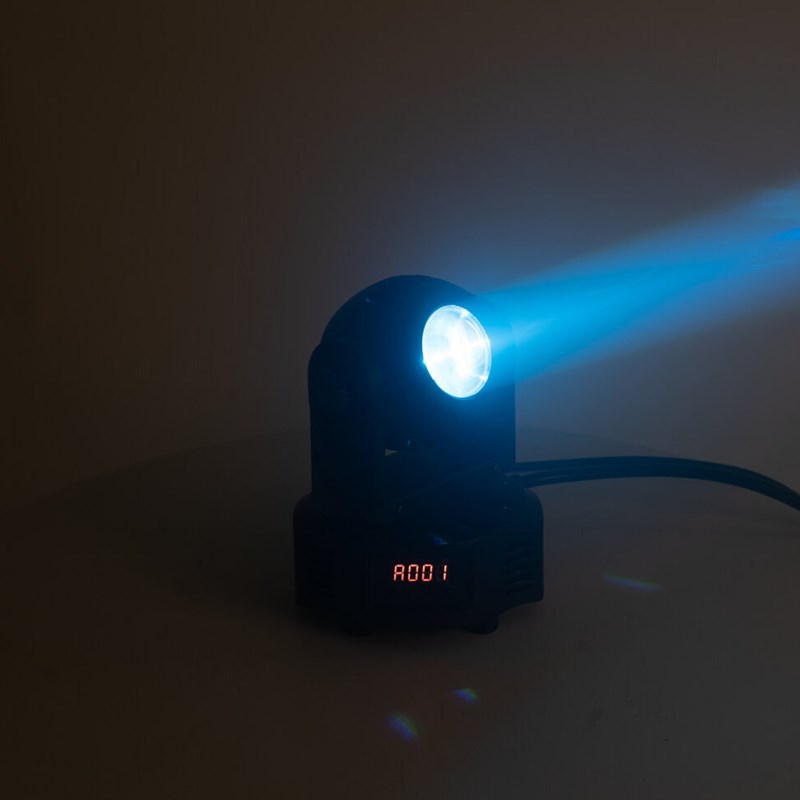 Double lyre Ibiza light MH-BEAM-WASH DMX - effet wash rouge