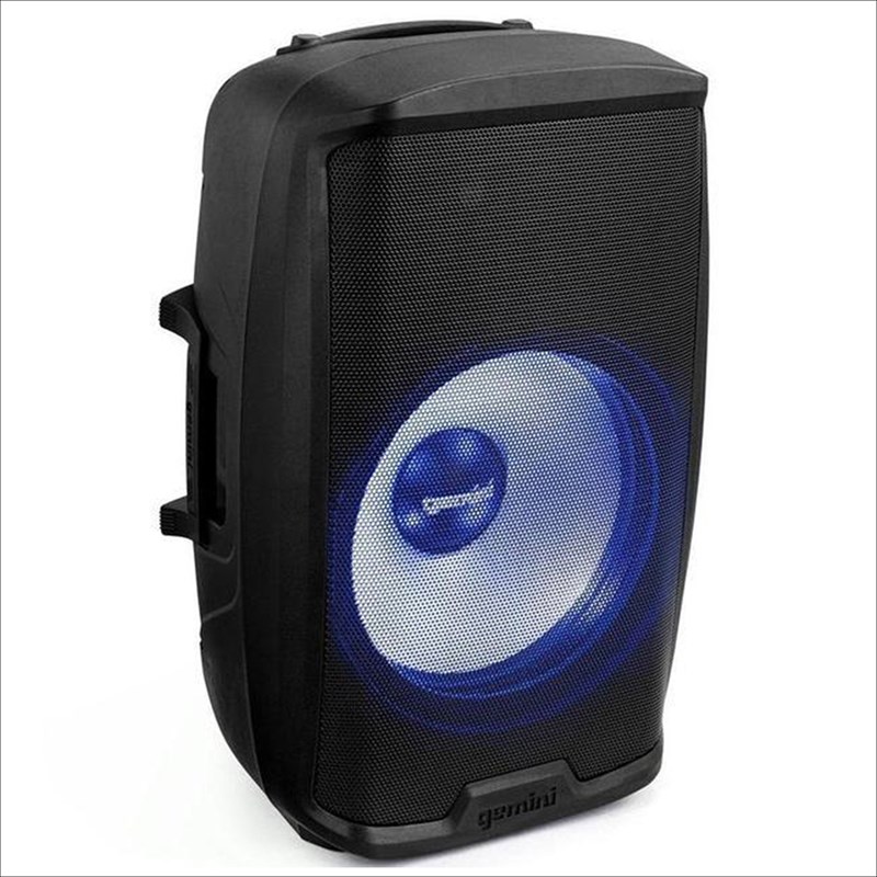 Enceinte active 15" 2000W LED Bluetooth noir
