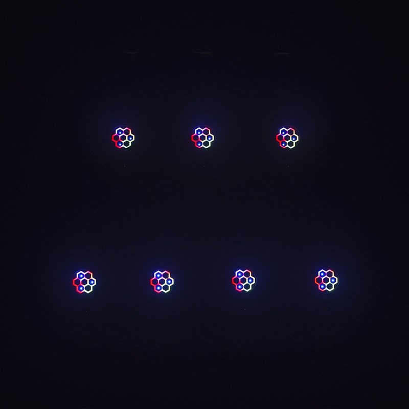 Lyre Wash LED 7x40W RGBW 4-en-1 - DMX