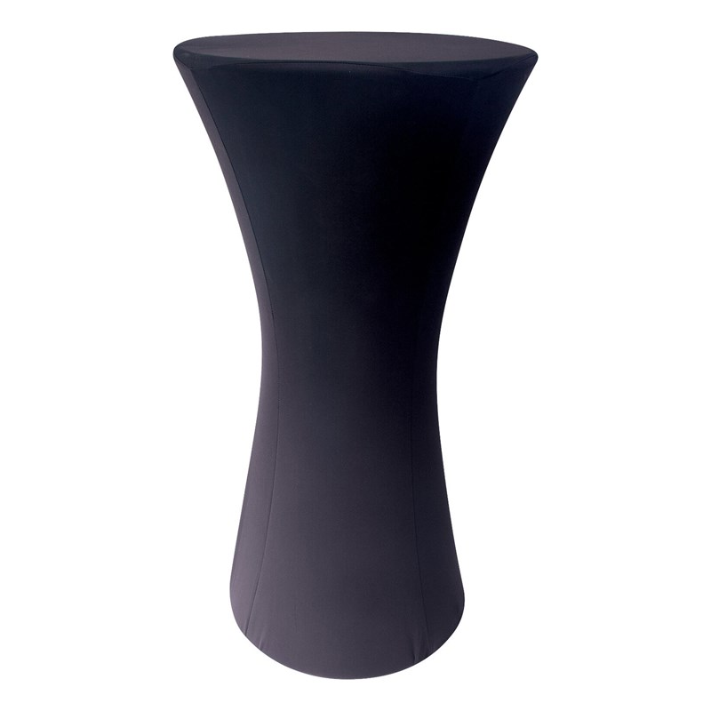 Housse Lycra pour mange-debout extensible 120cm - LYCRA-TAB-0.6M-BK IBIZA PEAKSER