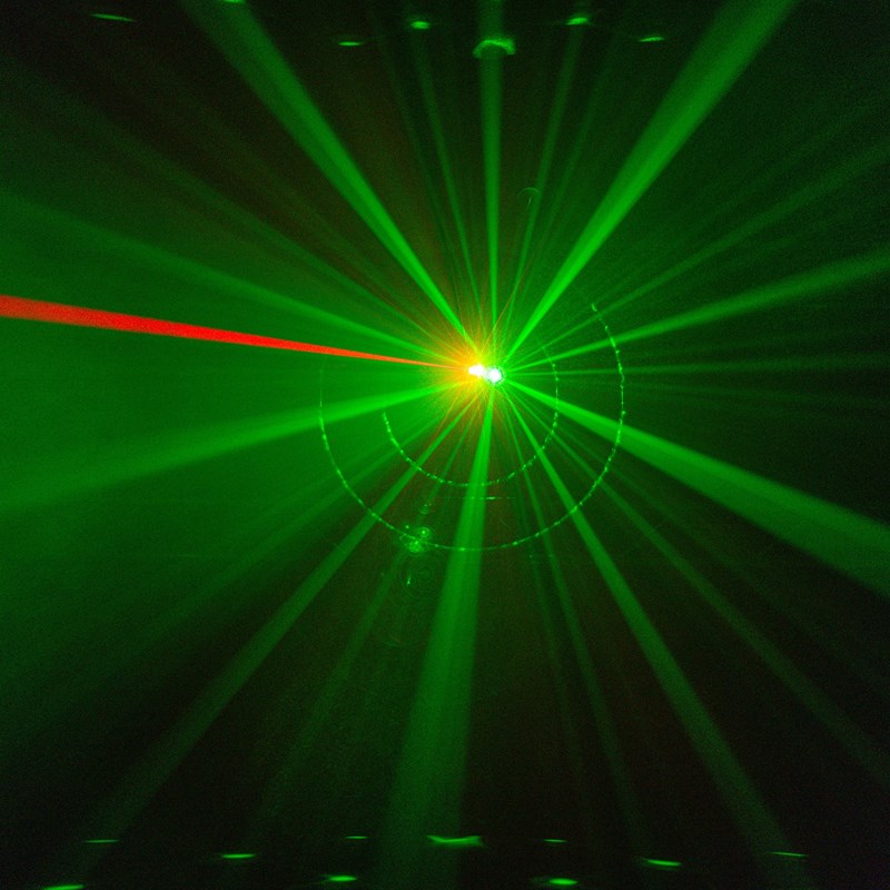 Jeu de lumière ultra-complet avec 6 effets DMX