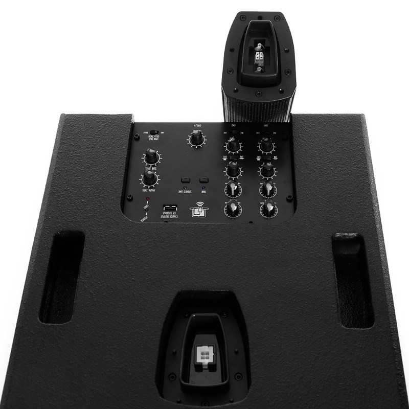 Système colonne 12" - 1000W - Bluetooth & mixeur - caisson Elokance - Line Club