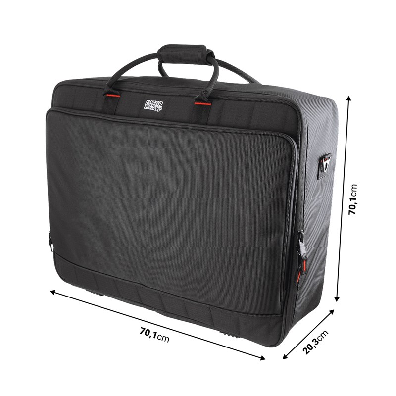 Housse pour console de mixage - Nylon - 63 x 48 x 20 cm bandoulière