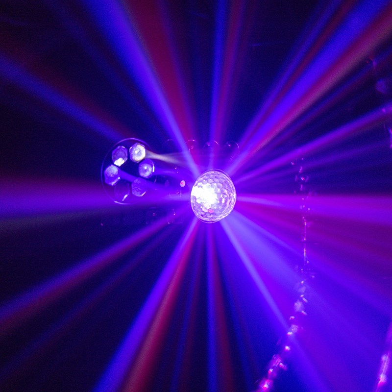 Jeu de lumière ultra-complet avec 6 effets télécommande