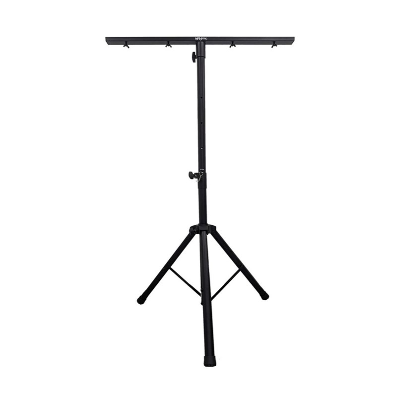 Pied lumière réglable avec barre en T et goupille