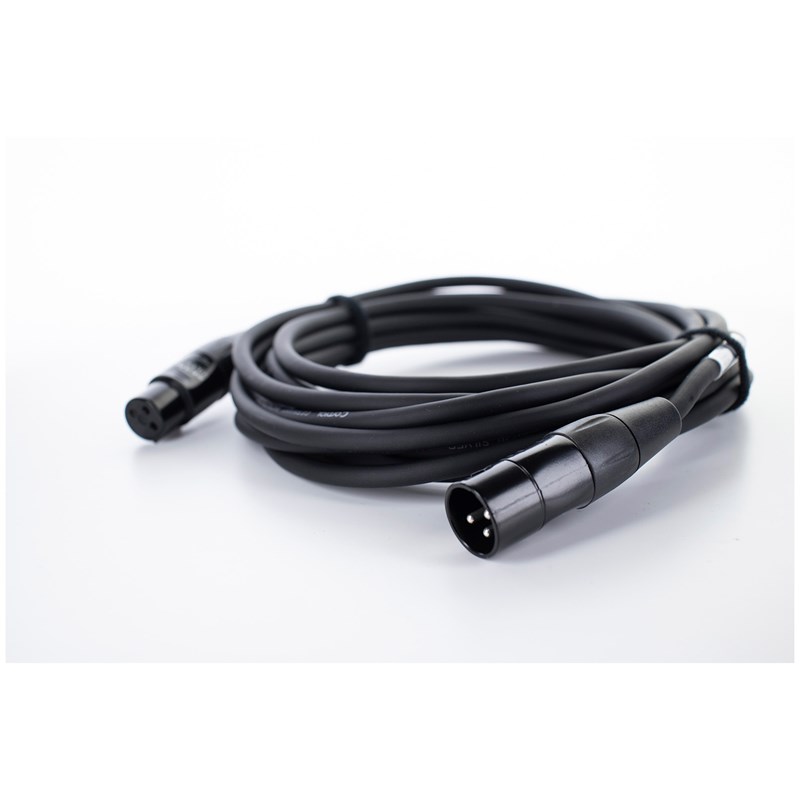 Câble micro XLR m/f 20 m noir blindé