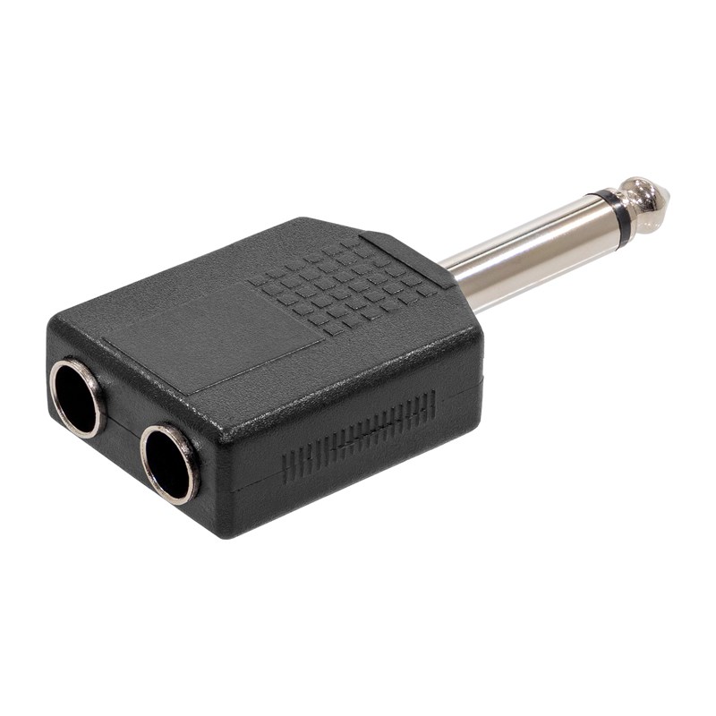 Adaptateur Jack 6,35 mm femelle/mono - 1 mâle - 1,5 m sib