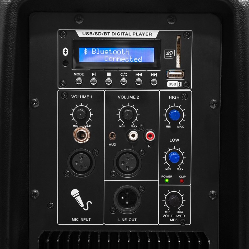 Enceinte amplifiée 12" 400W - Bluetooth USB SD DJ