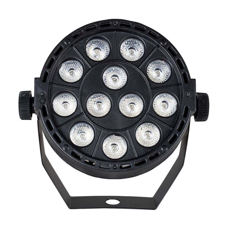 Projecteur PAR UV 12 LED 2W DMX stroboscope - éteint