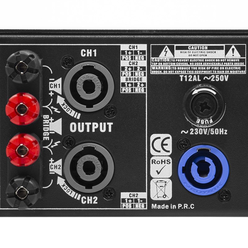 Amplificateur sonorisation 2 canaux - 800W - HP/LP - Elokance - HA 1600 sorties