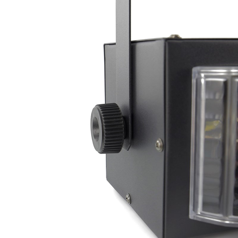 Jeu de lumière 4-en1 - Stroboscope Derby Gobos Laser canaux