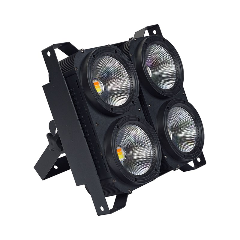 Blinder COB 4 LED 100W - Blanc Froid/Chaud Ambre lumière
