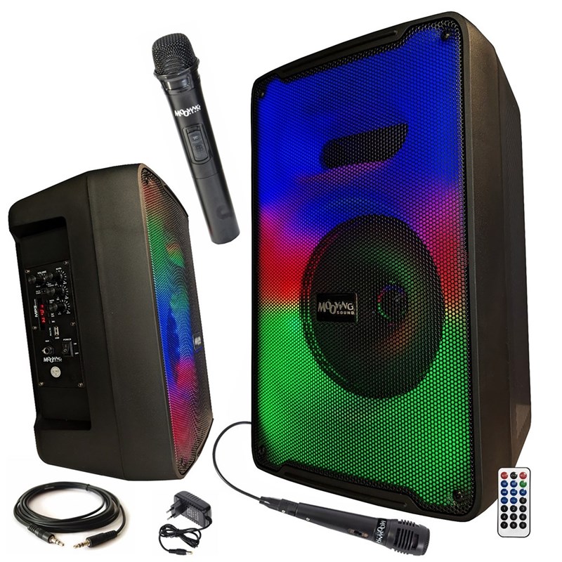 Enceinte Karaoké MOOVING SOUND MS-KARA-MOOV500 - 500W Bluetooth MICRO
