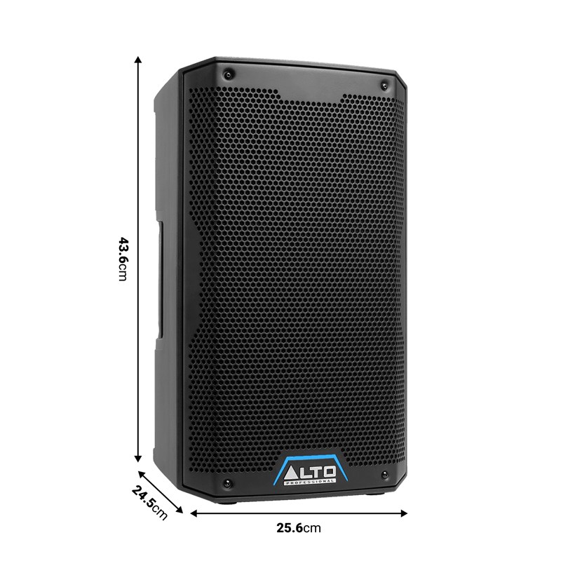 Enceinte Active - 10" 2000W Bluetooth dimensions