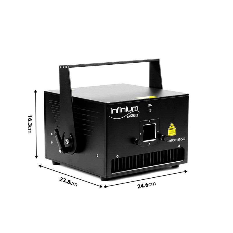 Laser RGB 3300mW - DMX