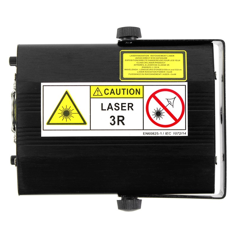 Laser multipoint et gobo - Stroboscope intégré soirée