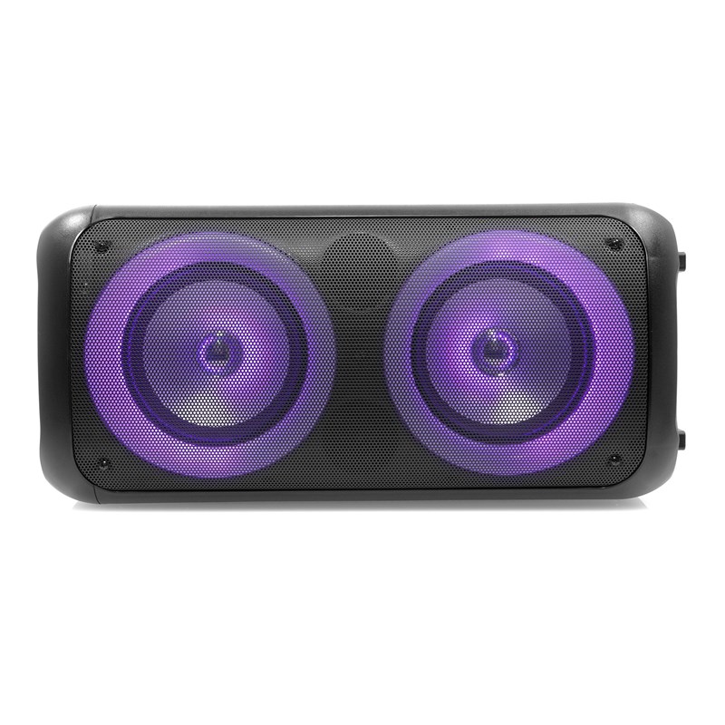 Enceinte portable 400W - 2x8" - LED & trolley - bain