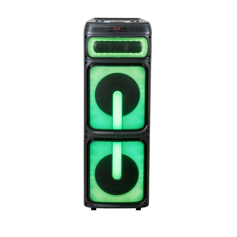 Enceinte standup 1400W LED Bluetooth vert