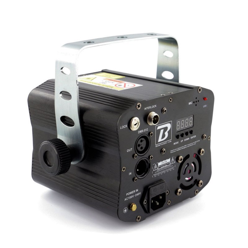 Effet laser multipoint galaxie – LED 5W – DMX & auto - KUB 200 Galaxie connectiques